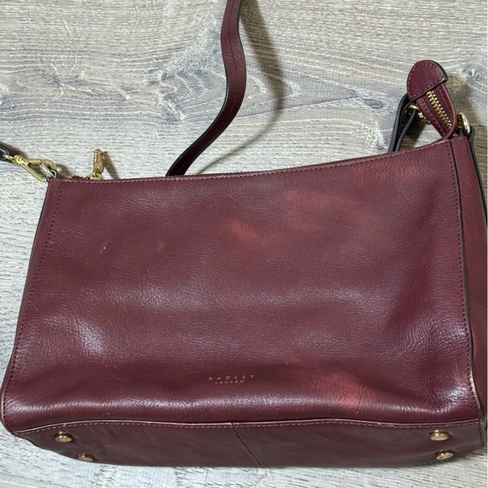 Radley London Crossbody Burgundy Leather Crossbody - Picture 3 of 13